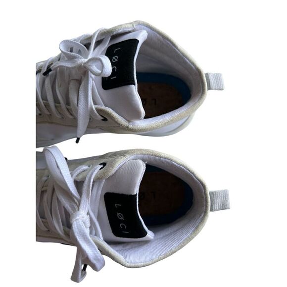 LOCI White & Black Athletic 👟 Love them but they’re just a smidge too small😭 - Picture 7 of 13